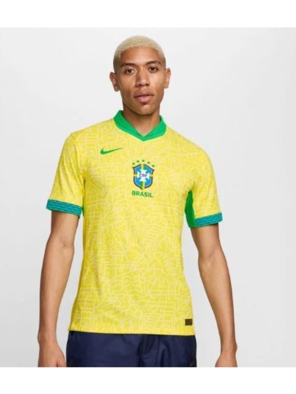 Nike Brazil 2024 Match Home Men's Dri-FIT ADV Soccer Authentic Jersey Size Large